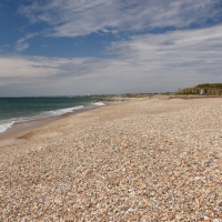 Strand von Hengistbury Head