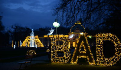 Weihnachtsbeleuchtung im Kurpark Bad Oeynhausen