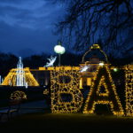 Weihnachtsbeleuchtung im Kurpark Bad Oeynhausen